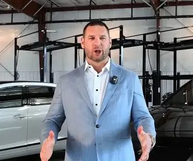 Robert Sears speaking in a business setting